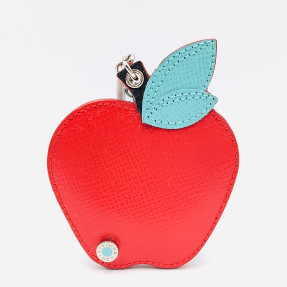 Tiffany & Co. Apple Leather Keychain - Picture 3 of 9